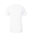 T-shirt manches courtes unisexe blanc Bella + Canvas-2