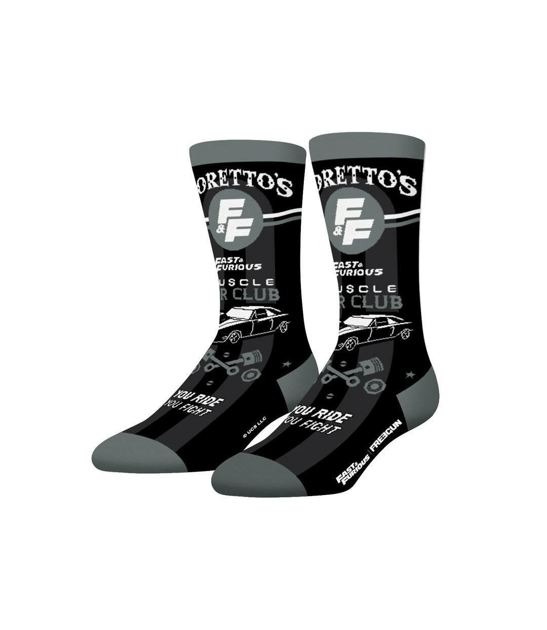 Lot de 4 paires de chaussettes Fast and Furious Freegun-4