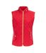 Womens/ladies Quilted Gilet Red Miso-1