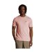 T-shirt Homme Rose Lyle & Scott-1