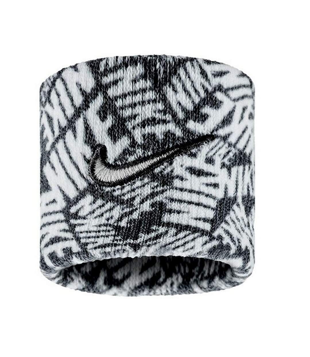 Bracelet Style Swoosh Classic Taille Unique Noir Blanc Nike-2