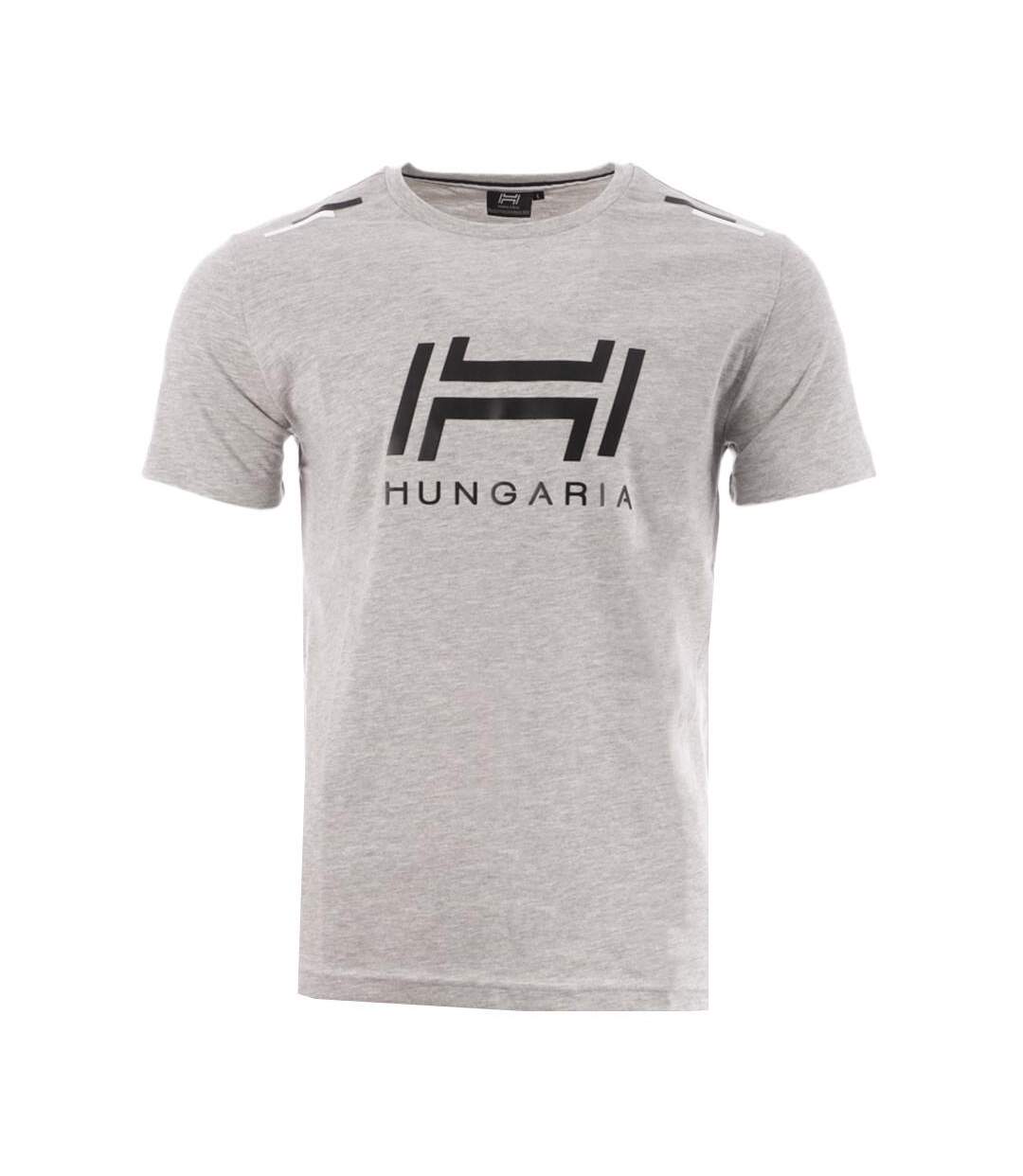 T-shirt Gris Homme Hungaria Brooks - M-1