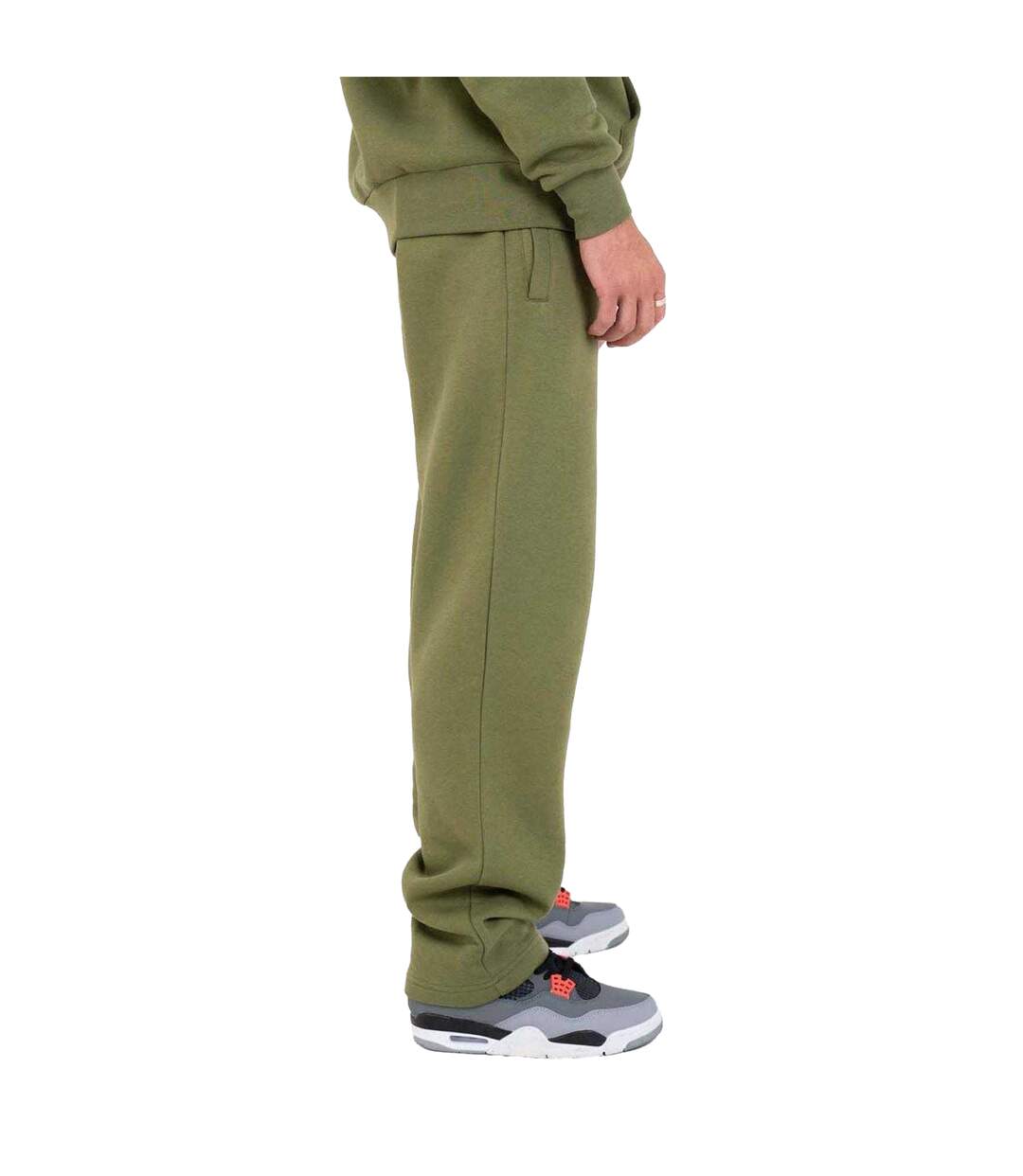 Mens Maison Regular Joggers Khaki Green Mercier-3