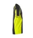 Mens Accelerate Safe Hi-vis Polo Shirt Black Yellow Mascot-3