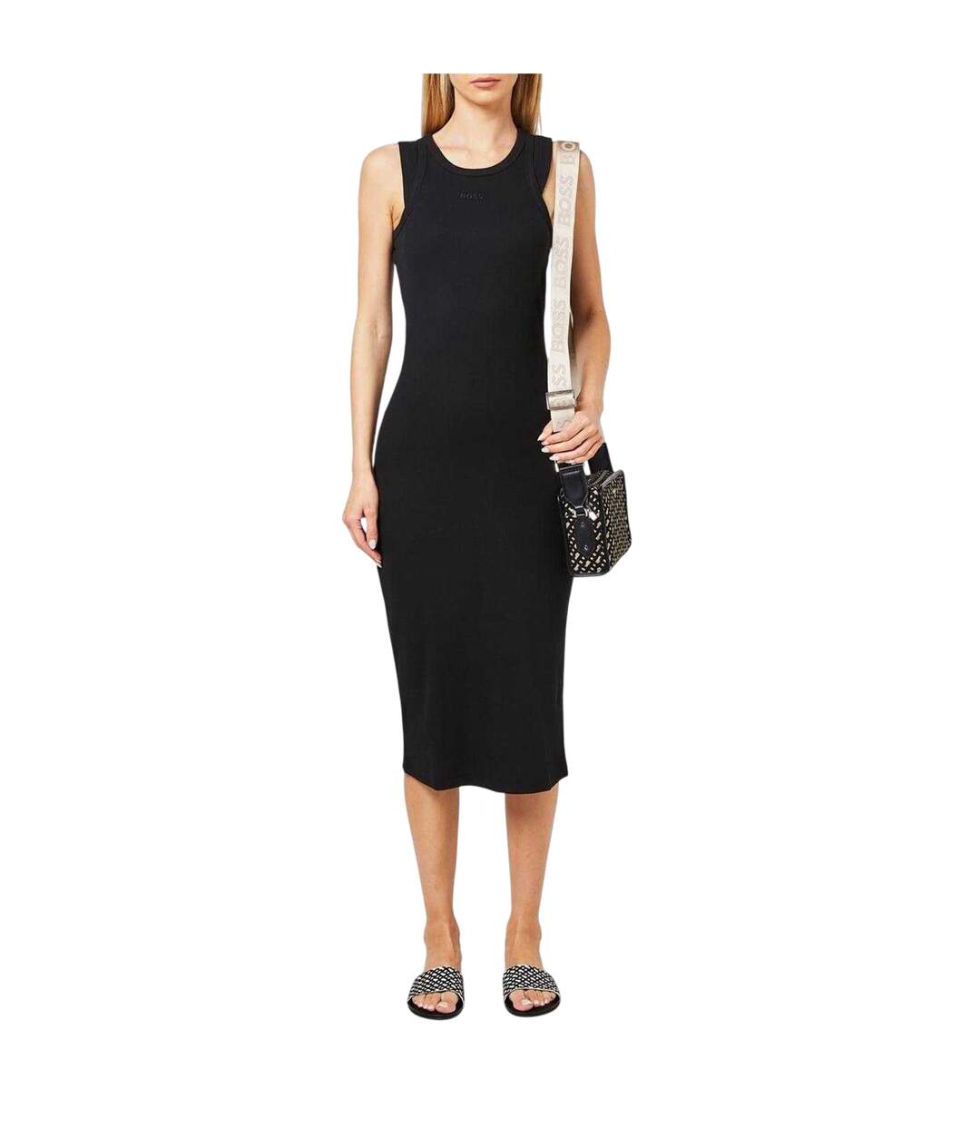 Robe Longue Femme Noir Boss-3