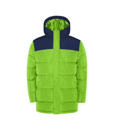 Unisex Adult Tallin Insulated Jacket Lime Navy Blue Roly
