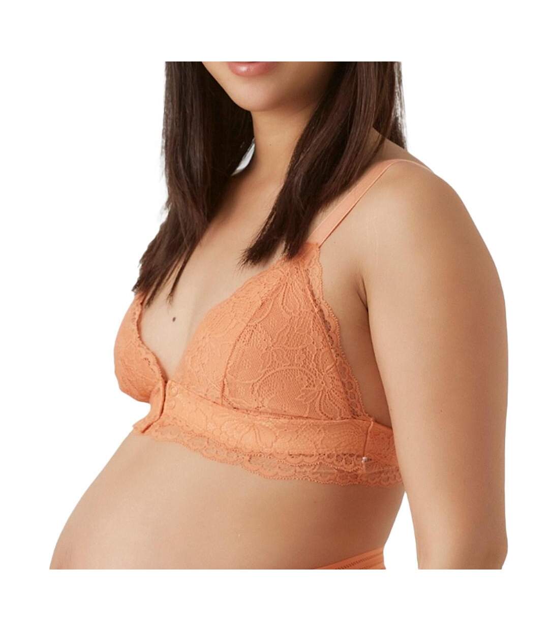 Soutien Gorge de Grossesse Orange Femme Mamalicious Zenina - L-1