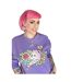 Sweat Motif/style Tatouage Adulte Violet Clair Care Bears-1