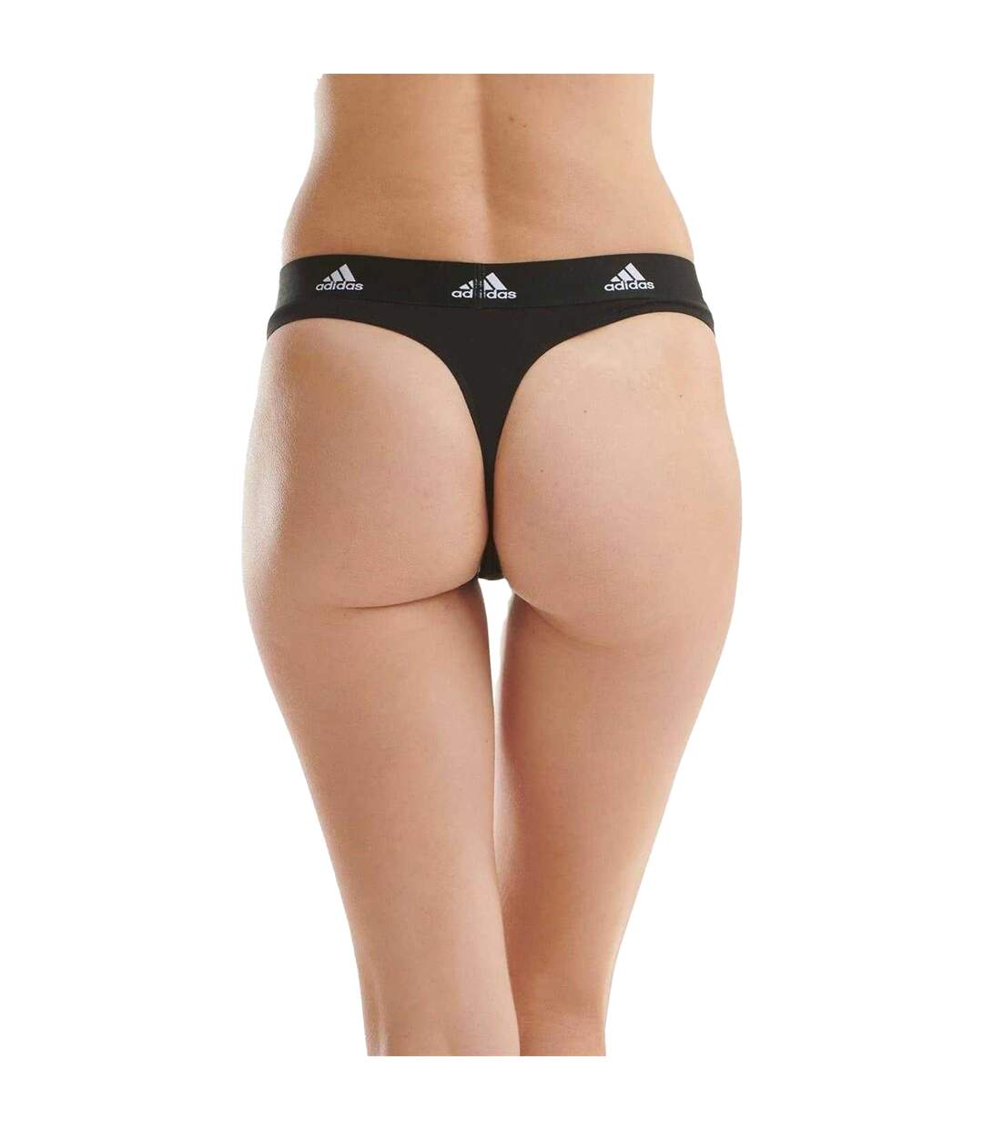Lot De 3  Strings Sport Femme Noir Adidas-2