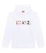 Sweat À Capuche Motif/style Logo Double Détruit Homme Blanc Diesel-2