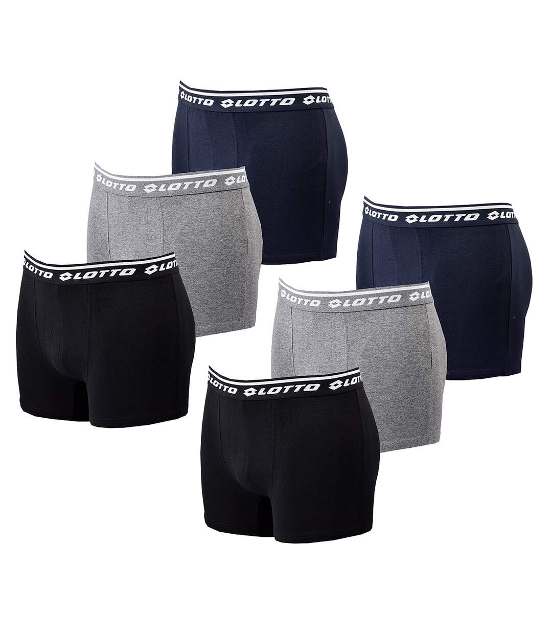 Boxer homme LOTTO Pack de 6 Boxers 1218-1