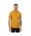 Mens Twin Tip Polo Shirt Mustard Ben Sherman-1