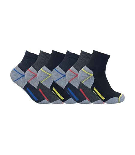 Mens Ultimate Cotton Quarter Length Short Work Socks