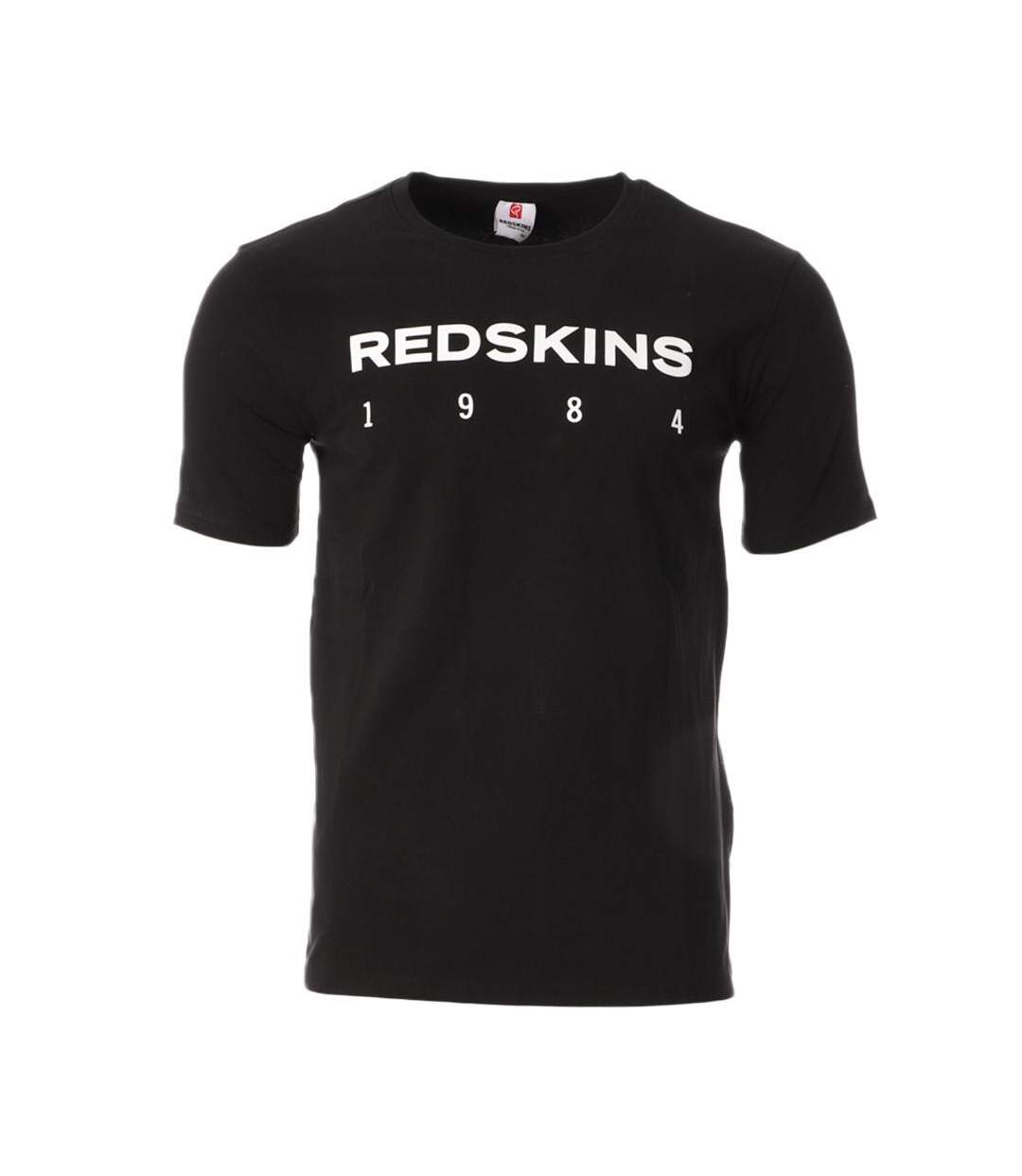 T-shirt noir homme redskins steelers-1