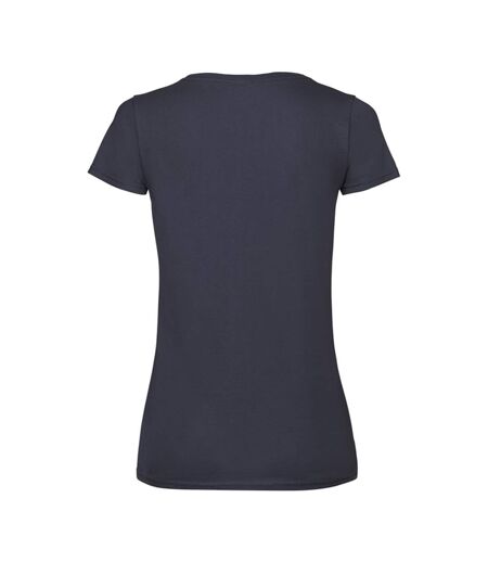 T-shirt Valueweight Femme Bleu Marine Sombre Fruit Of The Loom