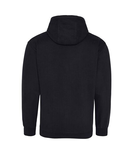 AWDis Just Hoods Adults Unisex Supersoft Hooded Sweatshirt/Hoodie (Black) - UTRW3926