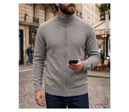 Cardigan fermeture zippée CYBER2