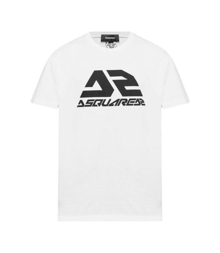 T-shirt Motif/style Vif Homme Blanc DSquared2