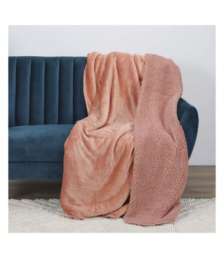 Plaid en flanelle et sherpa XXL 140x200 cm