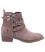 Hush Puppies Womens/Ladies Jenna Leather Ankle Boots (Taupe) - UTFS8179