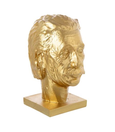 Buste Einstein Hollywood 25cm Doré