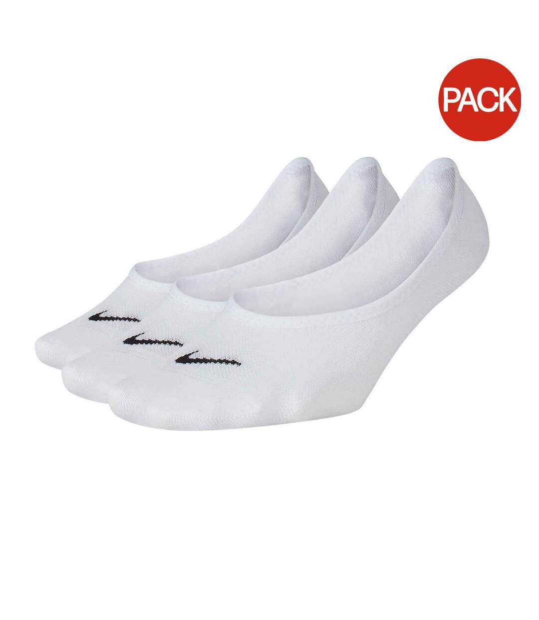 Lot De 3  Chaussettes Femme Blanc Nike-1