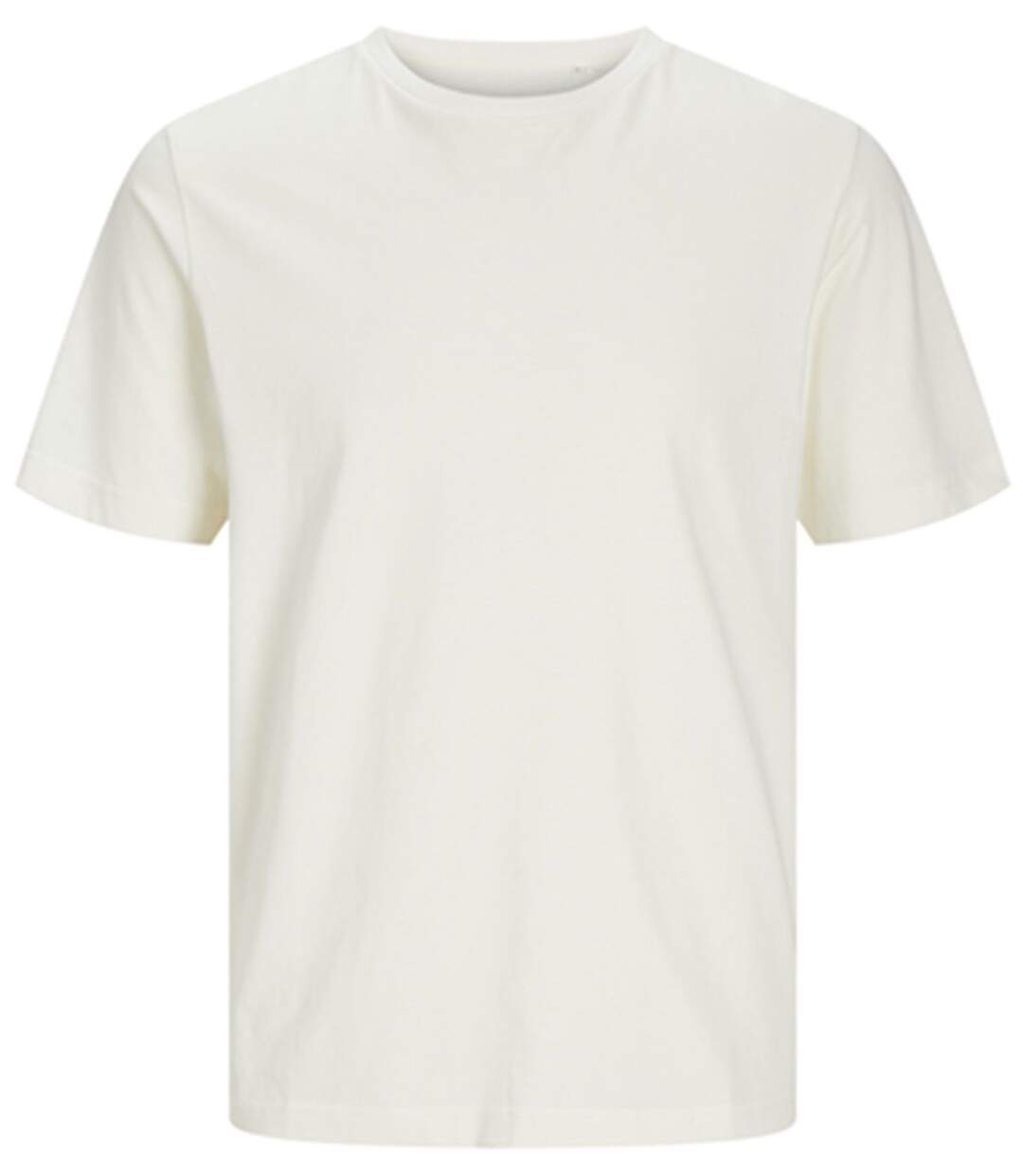 T-shirt manches courtes - JACK&JONES - Unisexe - JJ7526 - blanc cassé-2