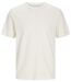 T-shirt manches courtes - JACK&JONES - Unisexe - JJ7526 - blanc cassé