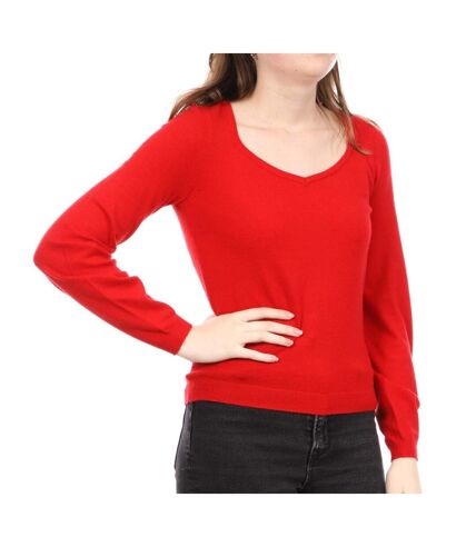 Pull Rouge Femme Vero Moda Karma - S