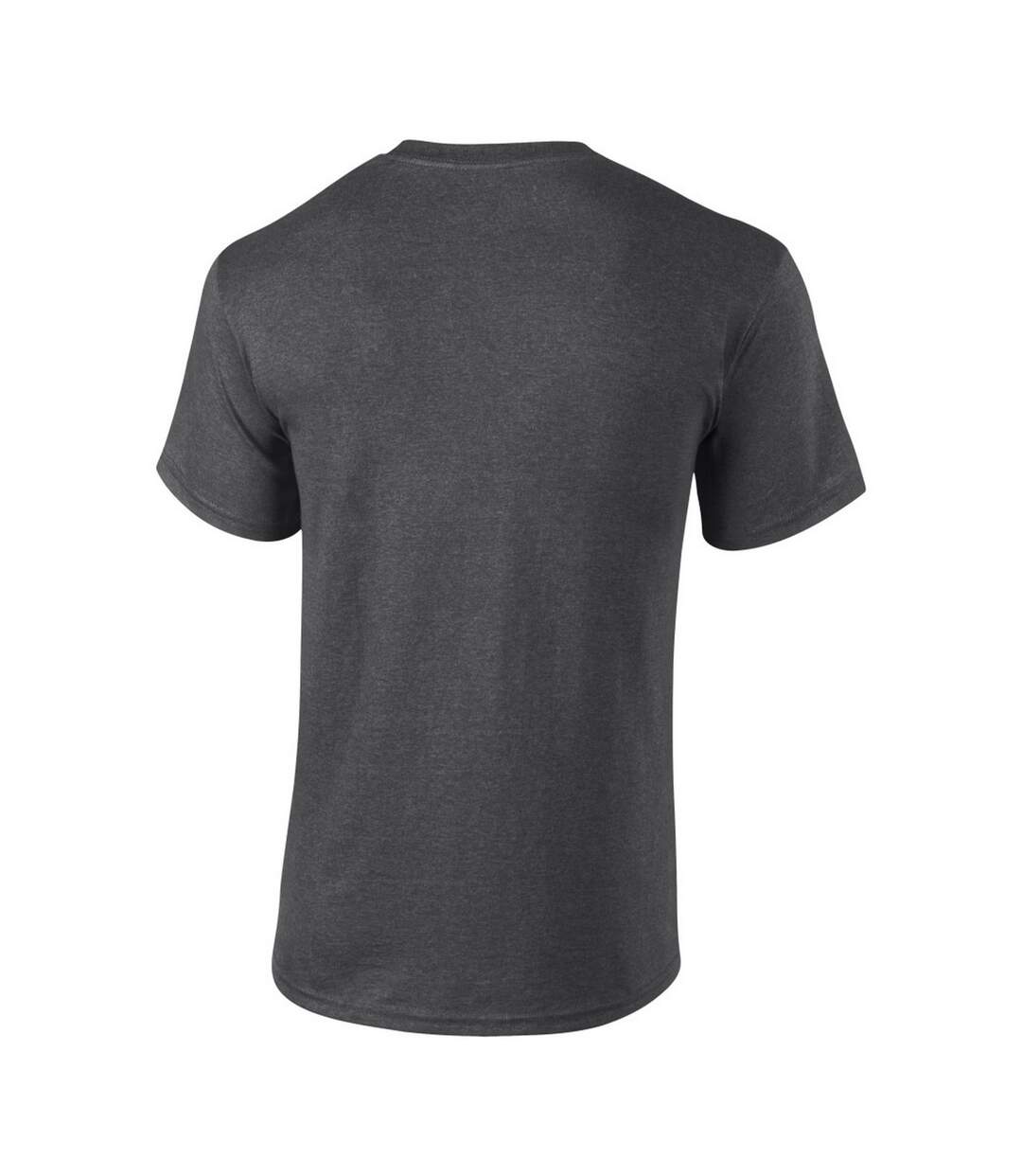 Unisex adult heather t-shirt dark heather Gildan-2