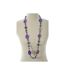 Paris Prix - Collier Design Cristal & Perles neck 18cm Violet