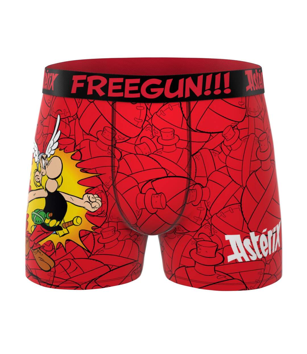 Lot de 4 boxers homme Asterix Freegun-4