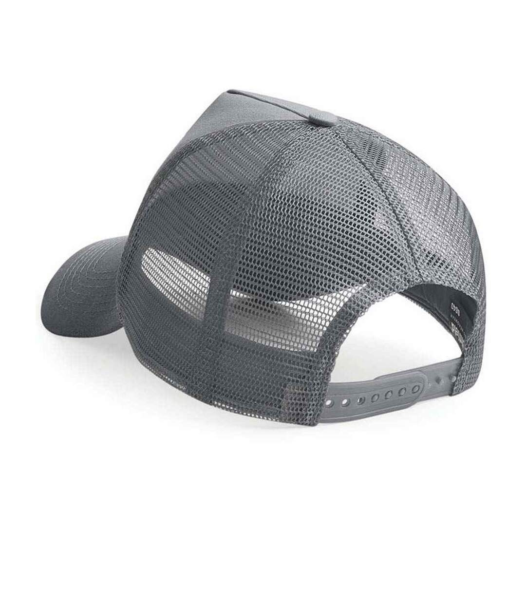 Casquette trucker adulte gris foncé Beechfield-1