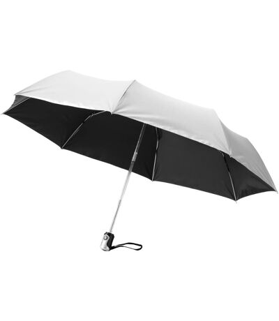 Bullet 21.5in Alex 3-Section Auto Open And Close Umbrella (Silver) (One Size) - UTPF902