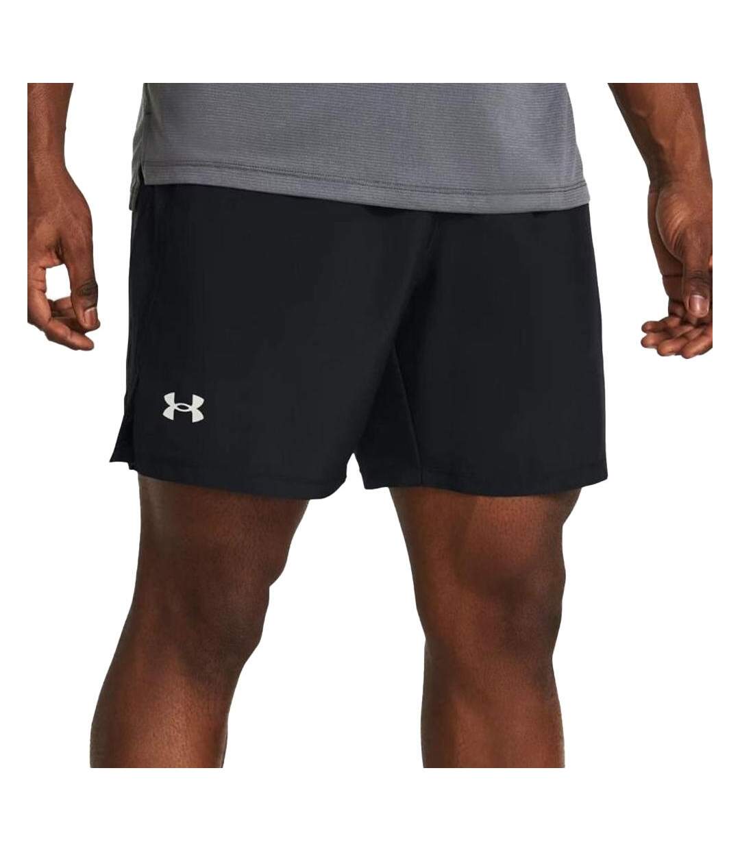 Short noir homme under armour unlined - l-1