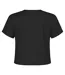 Womens/ladies Cbgb Snake Logo Crop Top Charcoal Amplified-2