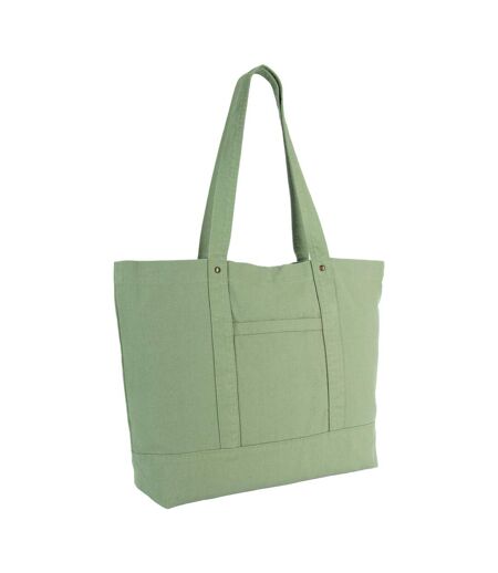Tote Bag Taille Unique Vert De Gris Kimood