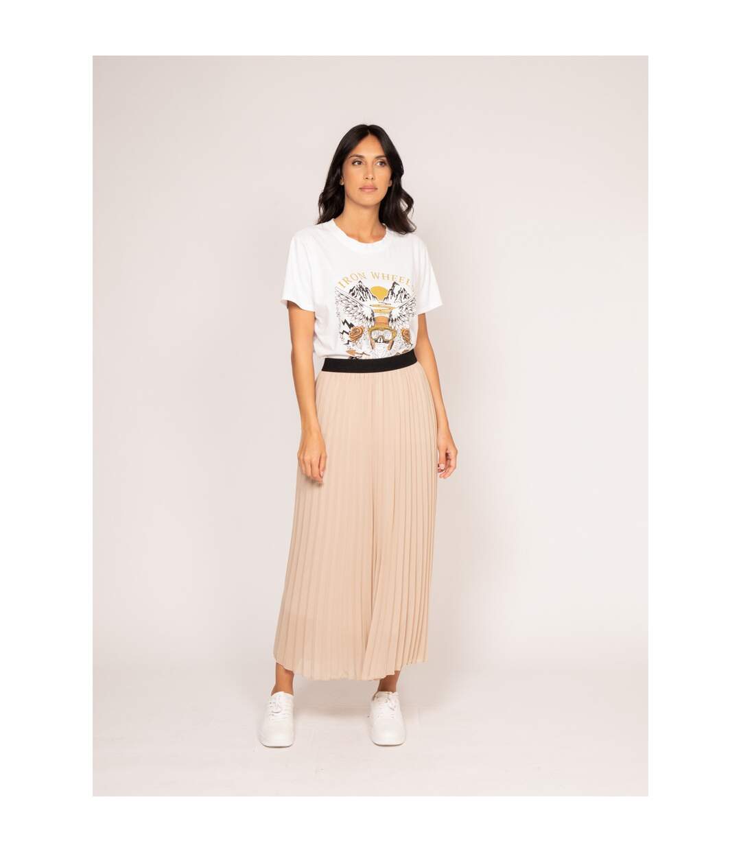T-shirt col rond motifs FAIGLE - Dona X Lisa-4
