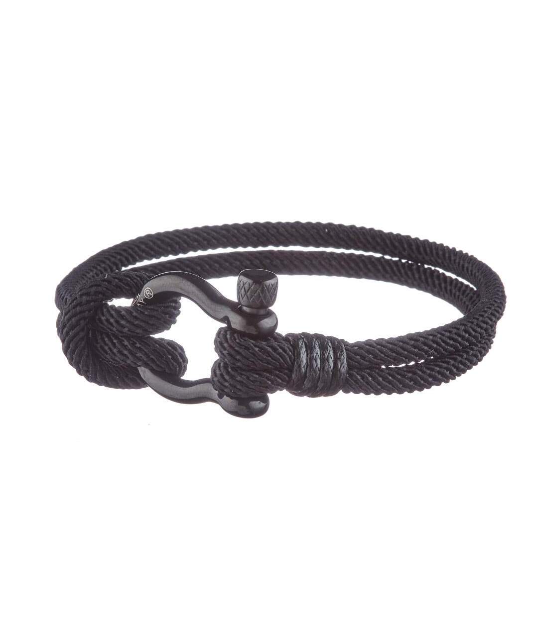 Bracelet noir homme geographical norway 315008 - taille unique-1