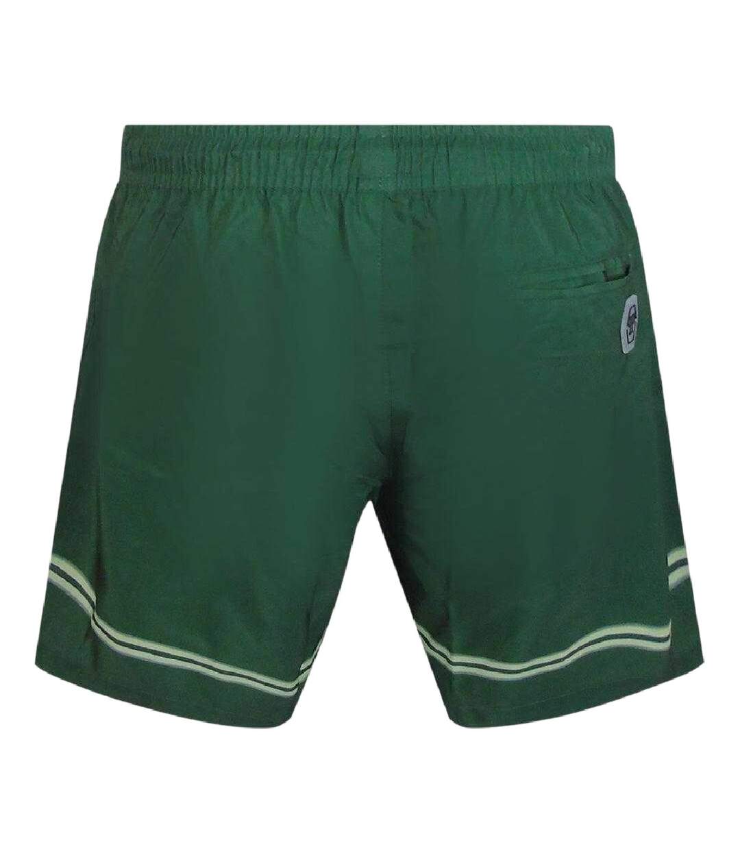 Short De Bain Motif/style À Rayures Homme Vert Philipp Plein-2