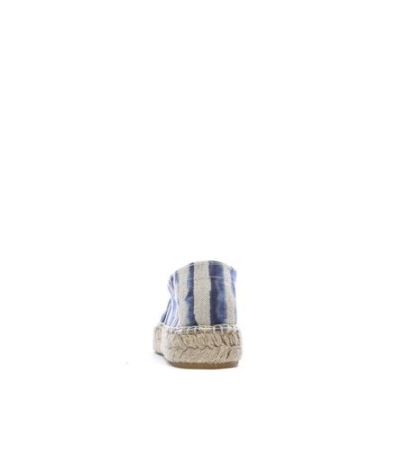 Espadrilles bleu/beige femme pare gabia anaia