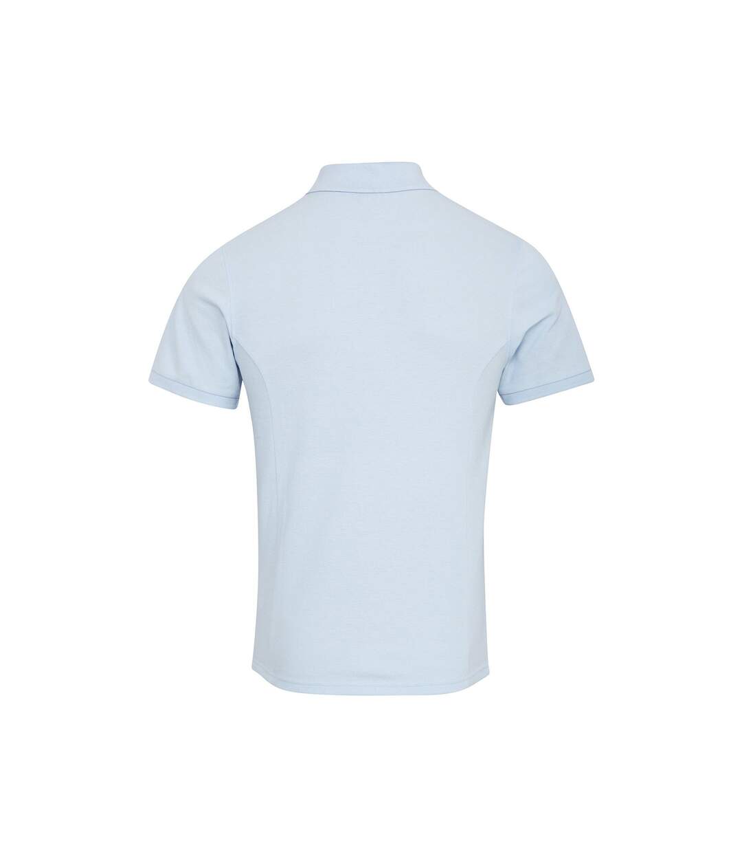 Premier Mens Coolchecker Plus Pique Polo With CoolPlus (Light Blue) - UTRW6268-2