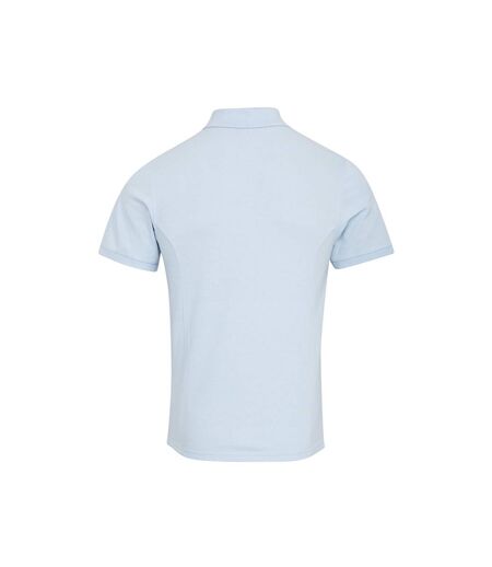 Premier Mens Coolchecker Plus Pique Polo With CoolPlus (Light Blue) - UTRW6268