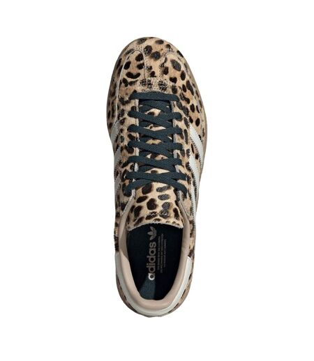 Chaussures Handball Motif/style Imprimé Léopard Spezial Femme Beige Noir Adidas