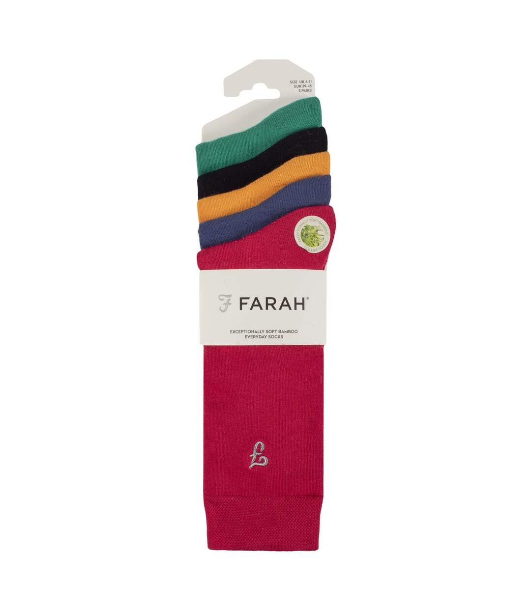 5 Pack Mens Bamboo Patterned Socks - Soft Breathable Stylish Everyday Comfort-2