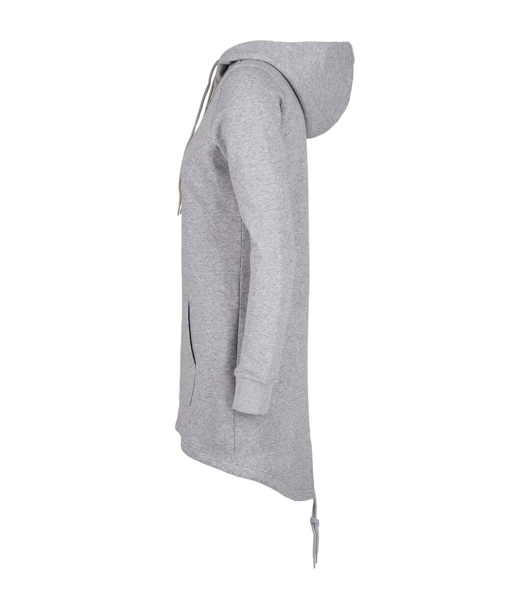 Parka Sweat Femme Gris Chiné Build Your Brand-4