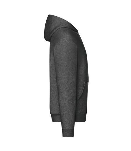 Veste À Capuche Classic Homme Gris Foncé Chiné Fruit Of The Loom