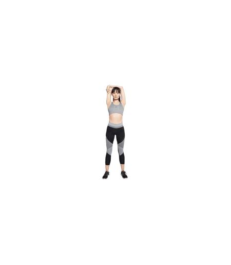 Brassière De Sport Motif/style Swoosh Femme Gris Nike