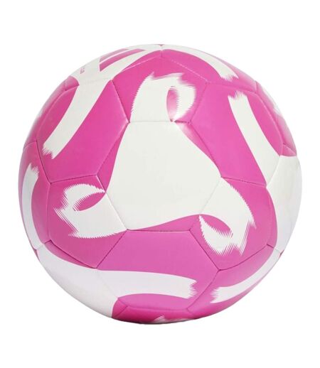 Ballon De Foot Motif/style À Panneaux Tiro Club Taille 5 Blanc Rose Adidas