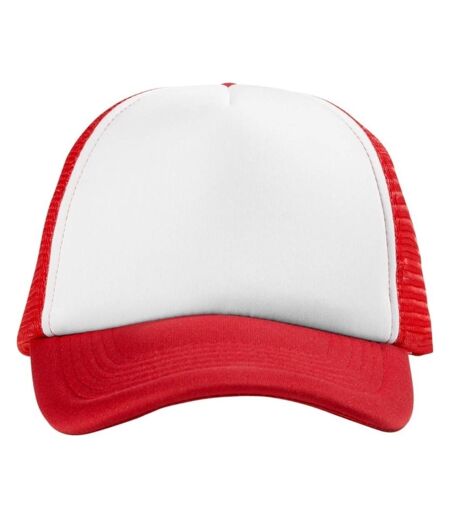Bullet Trucker 5 Panel Cap (Red/White) - UTPF978